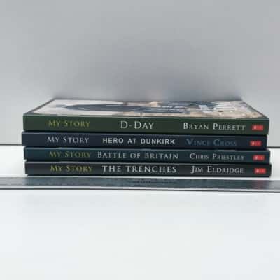 My Story WW1 WW2 Book Lot D-Day Dunkirk Battle Of Britain Trenches Scholastic