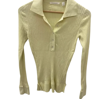 Trenery Womens  Size S Long Sleeve Top Yellow 
