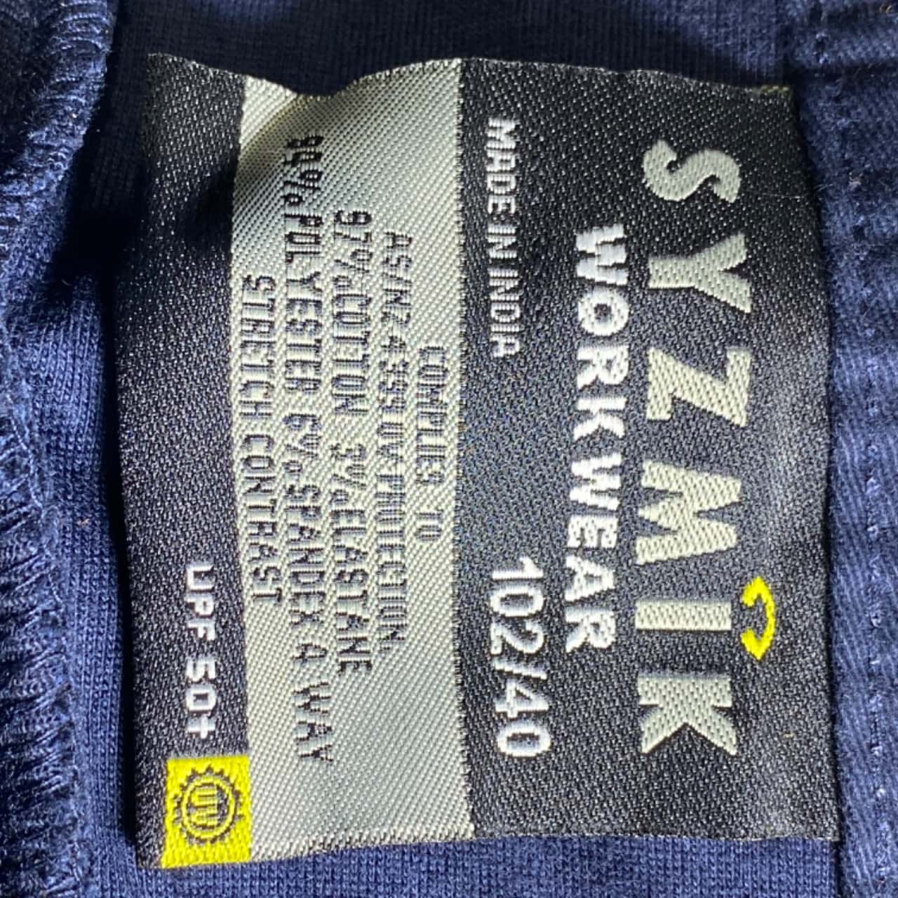 Mens Navy Blue 102R/40R Work Wear