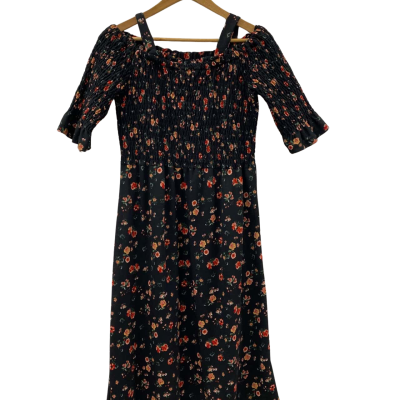 Dorothy Perkins Womens Size 14 Black  / Floral 