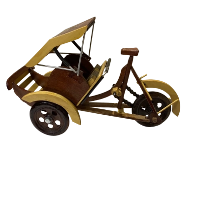 Wooden Tuk Tuk Model