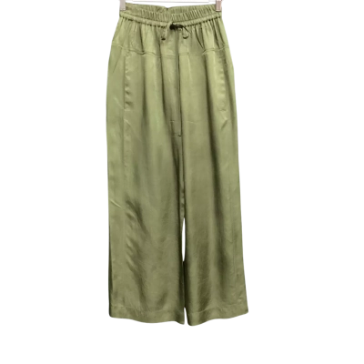 Lee Mathews  Size 00 Wide Leg Pants Khaki Green