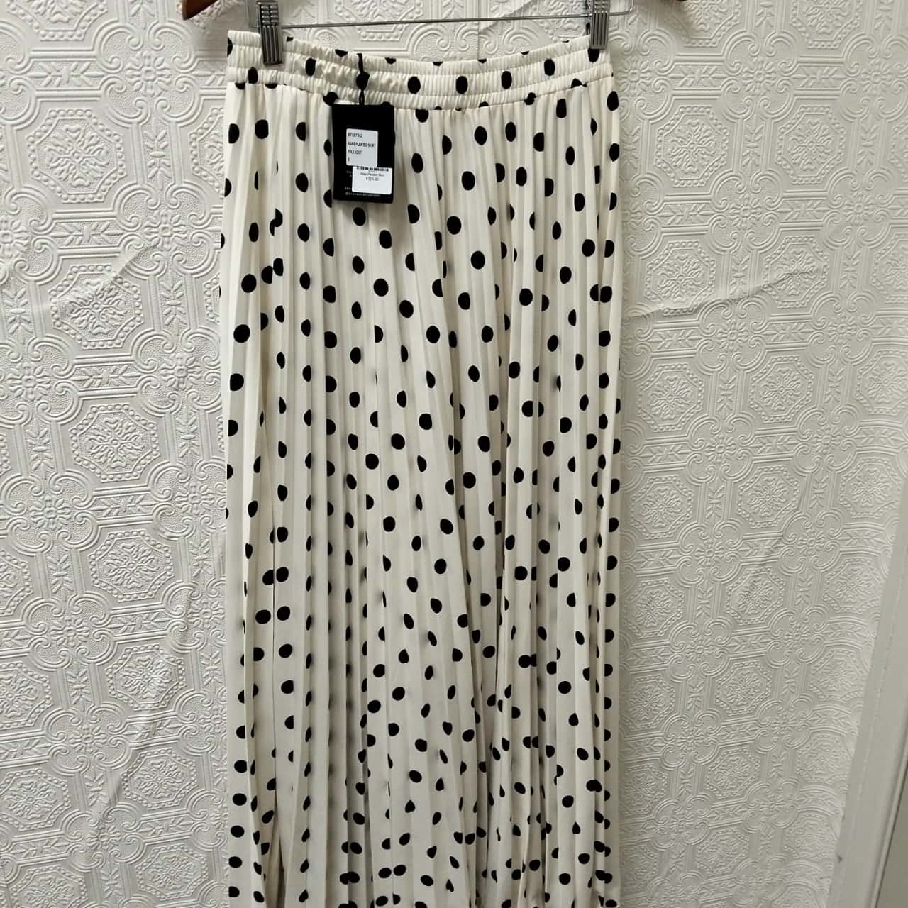 ALIAS PLEATED SKIRT - POLKADOT main image 0