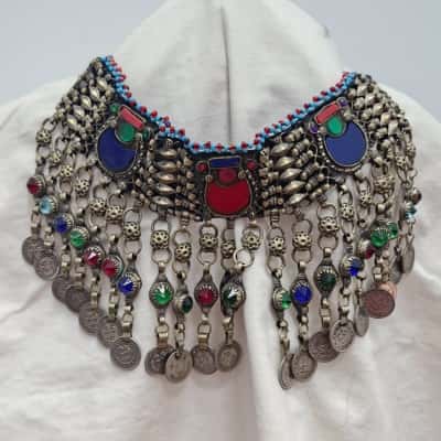 Vintage Costume Belly Dancer Kuchi Necklace