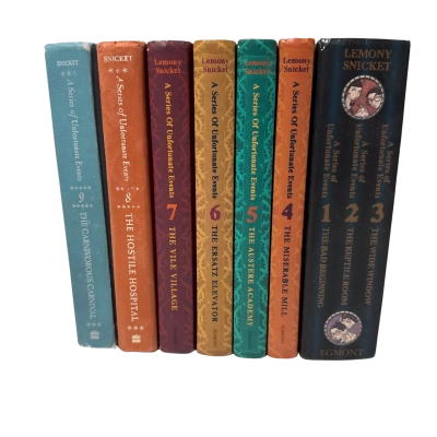 Lemony Snicket  Hardback Books Series 1-8 
