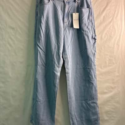Just Jeans Womens  Size 12 Wide Leg Jeans Blue 