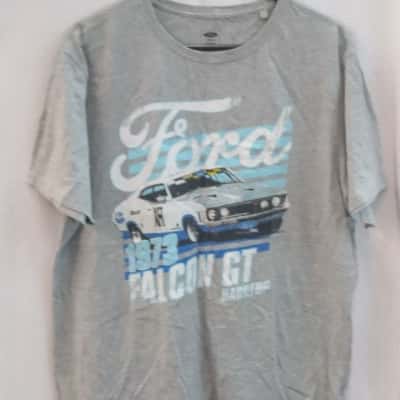 Ford Mens Size XXL Short Sleeve T-shirt Grey 
