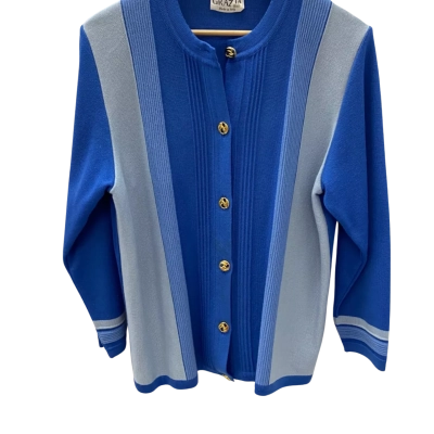 Grazia. Made in Italy  Womens  Size 18 Button-down Cardigan Blue 