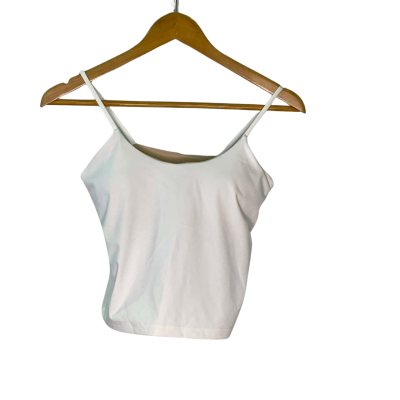  Womens  Size M T-Shirt Beige / White 