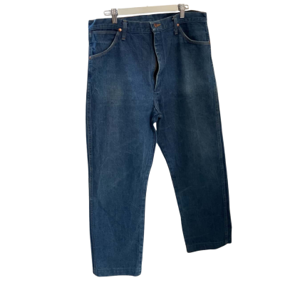 Wrangler Mens  Size 34 Straight Leg Jeans Blue 