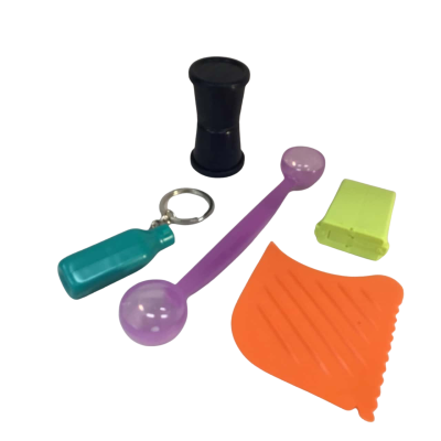 Assorted Tupperware Kitchen Items and Key Ring 