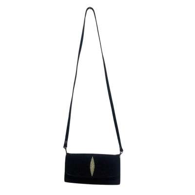 Vintage stingray leather clutch wallet/purse