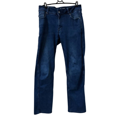  Mens  Size 34 Straight Leg Jeans Navy Blue 