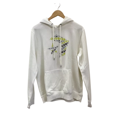 Converse Mens  Size M Hoodie Cream 