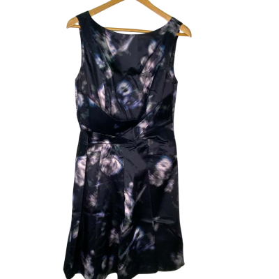 Cue Womens  Size 12 Midi Dress Multicoloured / Pattern 