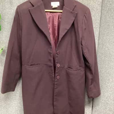 Retro jacket Size 14 Maroon 