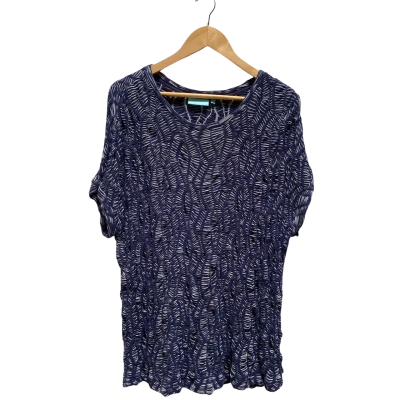 Blue Illusion Womens Navy Blue / White Size XL