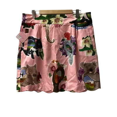  Made590 Womens  Size XL A-Line Skirt Pink  C