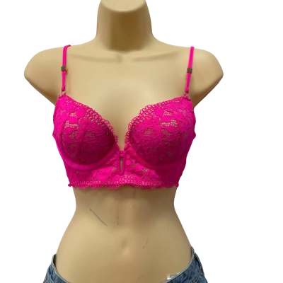 Bras N Things Womens  Size 12B Bra Pink  