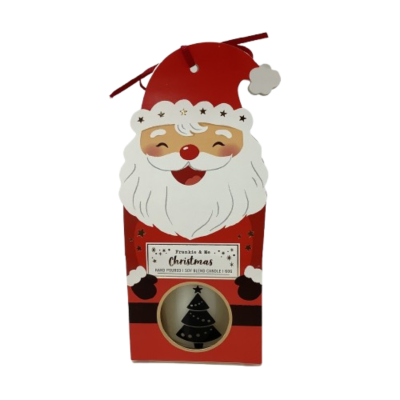 New Frankie & Me Xmas Sugar Cookie Scented Santa Candle 60G #2237-1-PP