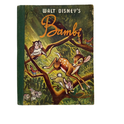 Vintage Walt Disney Bambi Book