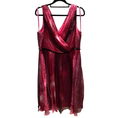 Anthea Crawford Womens  Size 18 Formal Dress / Midi Dress Pink  RRP $599