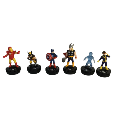 Action Figures x 6 as pictured
