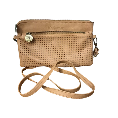 Black Caviar Womens Cross Body Bag Beige 
