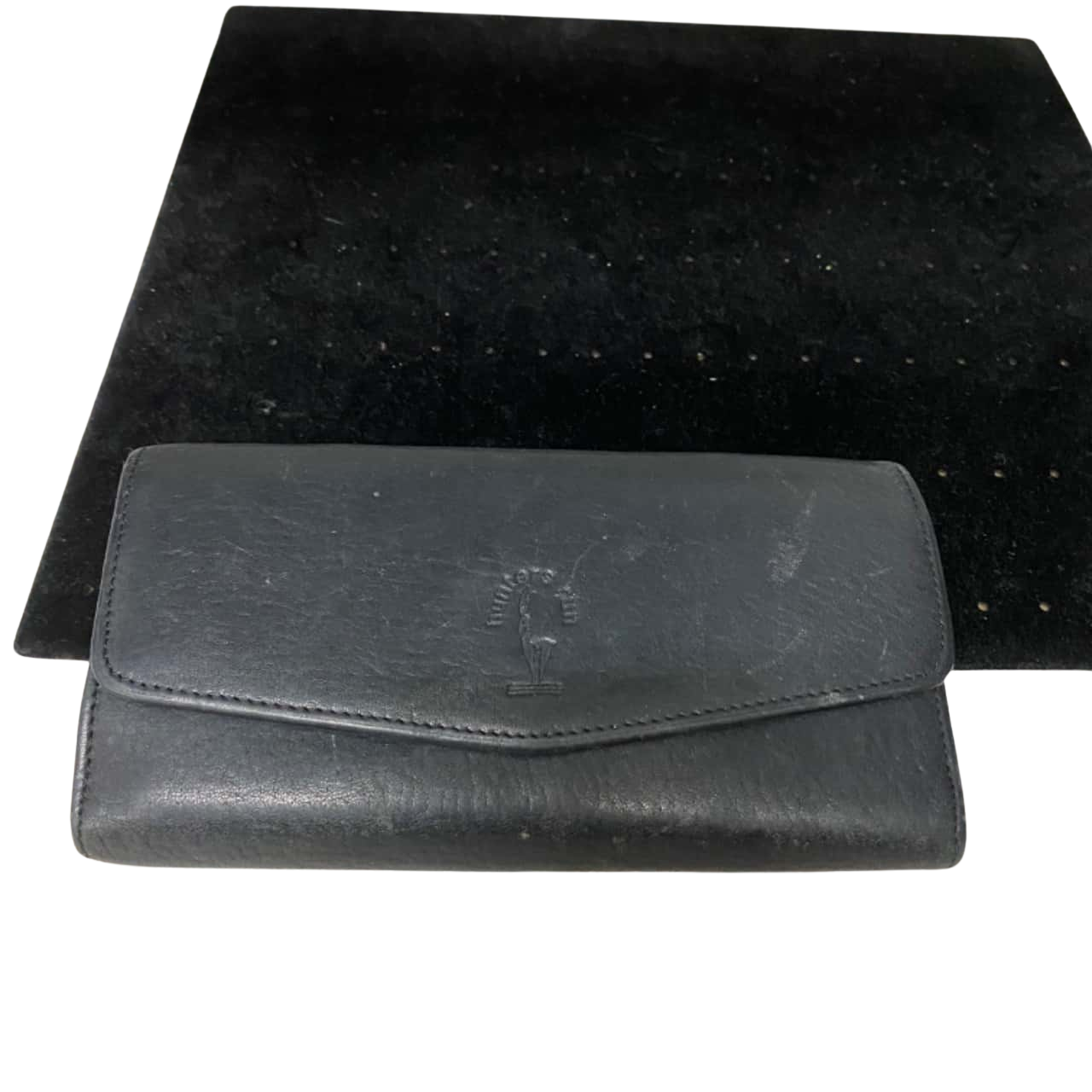 Womens Purse Black Leather hunters run(s)