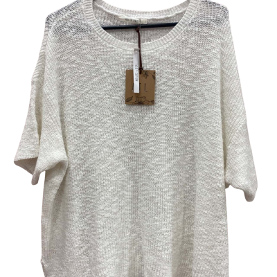 White knitted Jumper Womens  Size L 