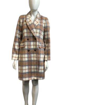 Tokito Womens  Size 10 Winter Jacket Checked / Multicoloured 
