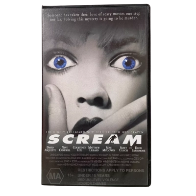 Scream 1996 VHS Tape