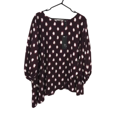 Taking Shape Merlot/Purple longline Tunic Size 24 