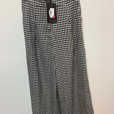 Brave + True Womens  Size M Casual Pants Black  / White 