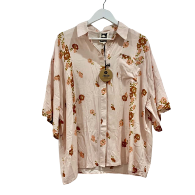 BNWT Jaase Pink Floral Shirt Size L & Matching Shorts Size L