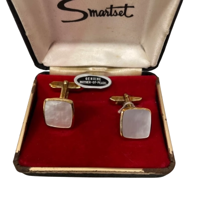 Mens Cufflinks smartest west Germany mother of pearl