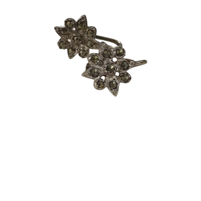 Silver Screwback Earrings