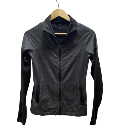 Adidas Ladies Size XS Black  & Grey Sports Jacket