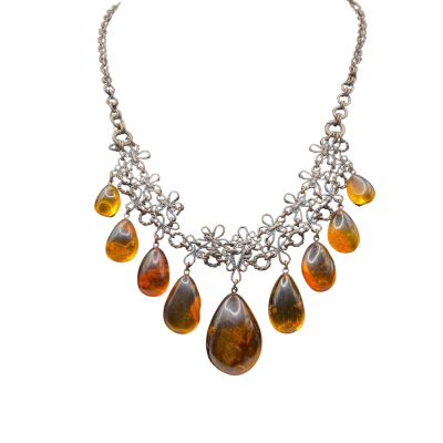  Women's honey coloured Baltic amber Necklace 