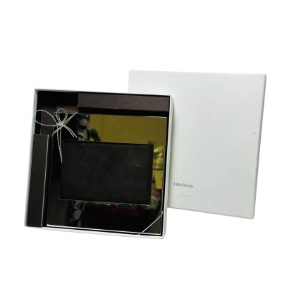 WEDGWOOD x VERA WANG Love Knots Silverplated Picture Frame in Box