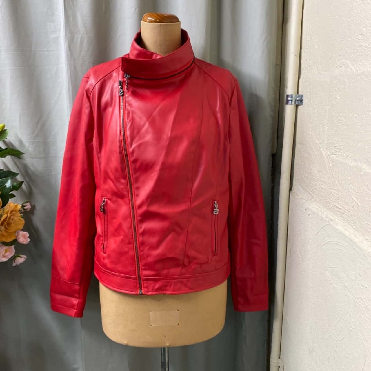 leather jacket size 14