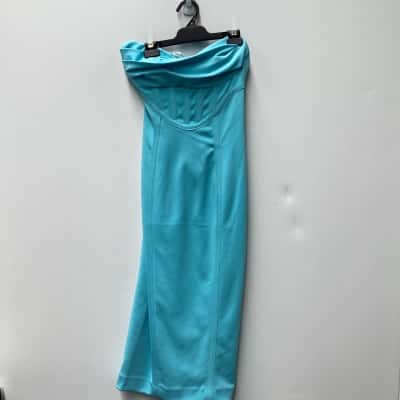 Sheike Womens  Size 8 Bodycon Dress Blue 