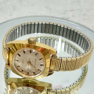 Vintage Timex Automatic Gold  Watch 
