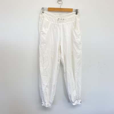 Karma East White Eco Cotton Pants  Size M / S 