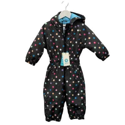  Kids Tahwalhi Size 2 Black  / Polka Dot Ski suit BNWT