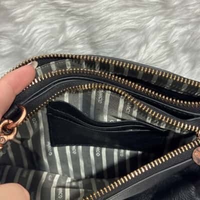 Mimco Womens Black  / Rose Gold bag