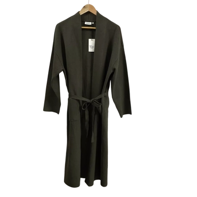 Jeanswest Womens  Size L Dasha Belted Coatigan Moss Marle