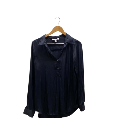 Witchery Womens Navy Blue Size 12 Shirt 