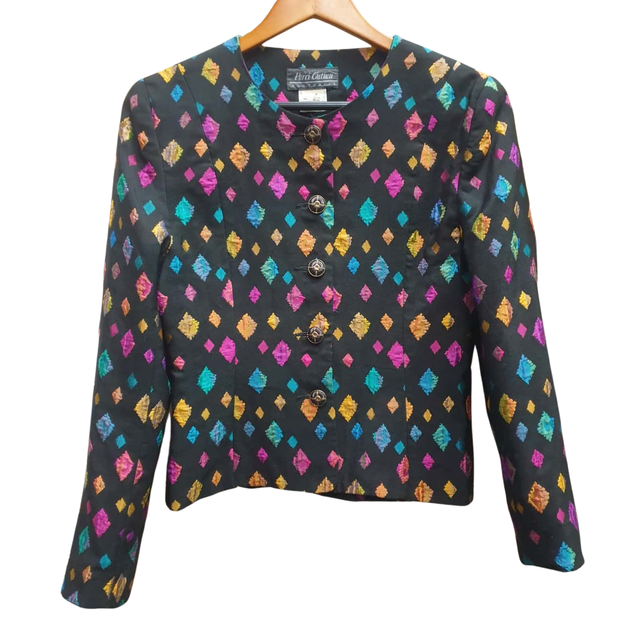 Retro PERRI CUTTEN Multicolour Lined Short Jacket(s)