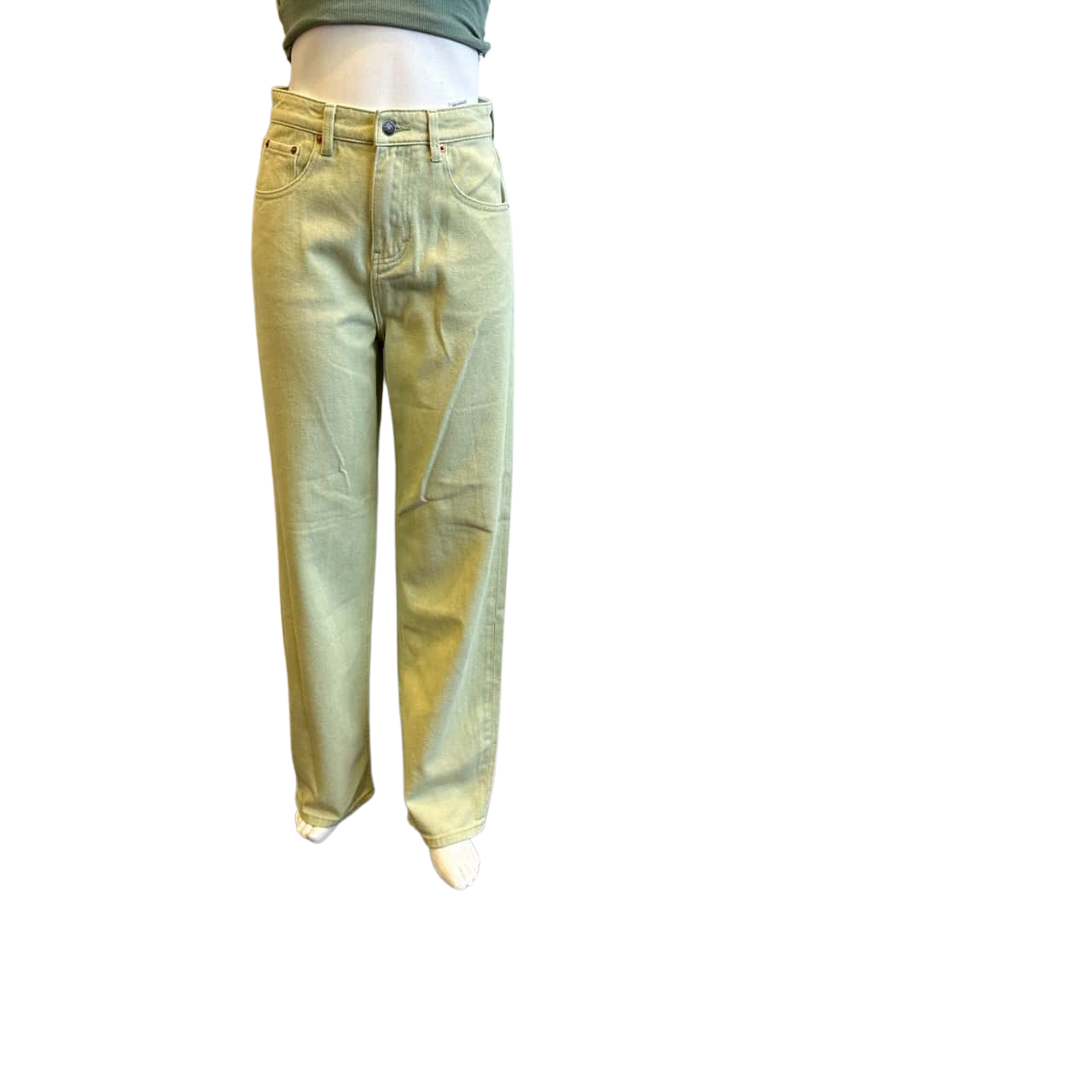 BNWT Motel Denim Women's Size XS Parallel Jeans Sage (s)